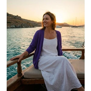 Merserize Triko Basic Hırka