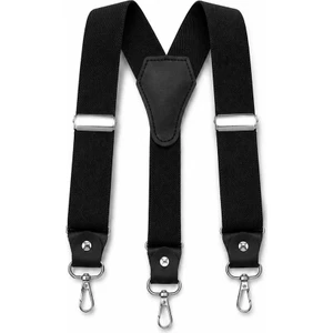 Mipek Deri Siyah Kancalı Unisex Pantolon Askısı