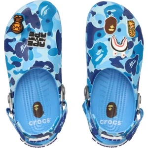 Classic Clog A Bathing Ape Abc Camo Blue