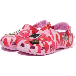 Classic Clog A Bathing Ape Abc Camo Pink