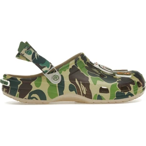 Classic Clog A Bathing Ape Abc Camo Green