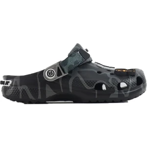 Classic Clog A Bathing Ape Abc Camo Black Terlik