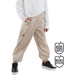 Erkek Çocuk Bej Gabardin Pantolon