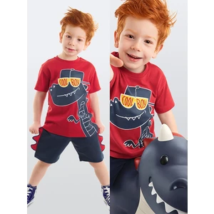 Cool Dino Erkek Çocuk Şort Takım