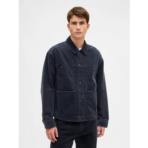 Erkek Lacivert Relaxed Corduroy Ceket