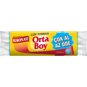 Orta Boy Çöp Torbası 40'lı