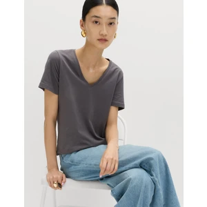 Marks & Spencer Pamuklu V Yaka T-Shirt