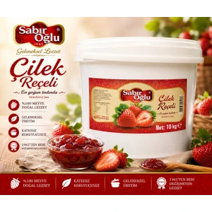 10 kg Reçel Pls Kova Çilek