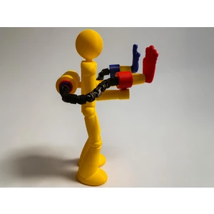 Maya 3d Studio Poppy Oyun Zamanı 3D Karakter Figürü