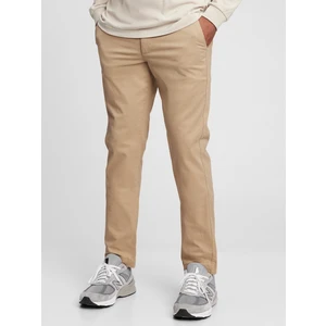 Erkek Bej Slim Khaki Pantolon