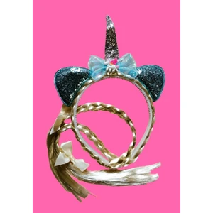 Madam Shushu Unicorn Postişli Çocuk Taç