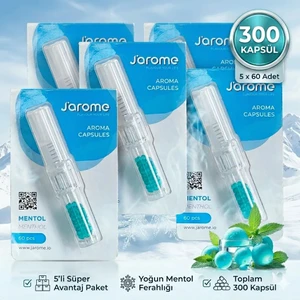 300 Kapsül (60x5)  - Jarome SWITCH Aromalı Mentol Kapsülü