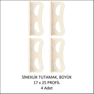 Sineklik Tutamağı 25 mm (4 Adet)