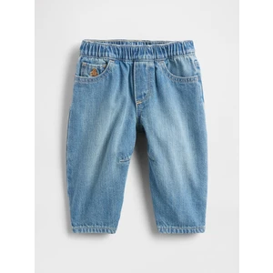Bebek Mavi Pull-On Barrel Jean Pantolon