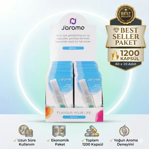 1200 Kapsül (60x20)  - Jarome SWITCH Aromalı Mentol Kapsülü