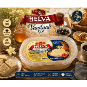1400 gr Helva  Pls Kutu Sade