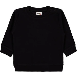 Civil Baby Düz Basic 6-18 Ay Sweatshirt - Siyah