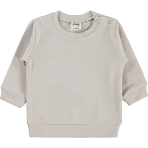 Civil Baby Düz Basic 6-18 Ay Sweatshirt - Bej