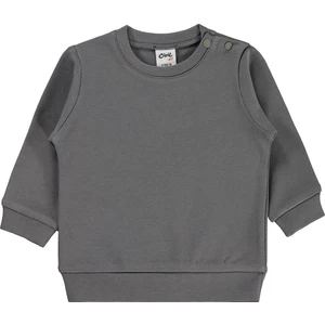 Civil Baby Düz Basic 6-18 Ay Sweatshirt - Gri