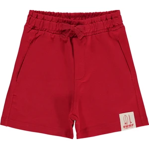 Civil Boys Basic Surf Etiketli 2-5 Yaş Kapri - Kırmızı