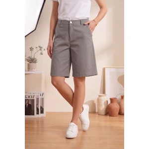 Kadın Relaxed Fit Chıno Şort