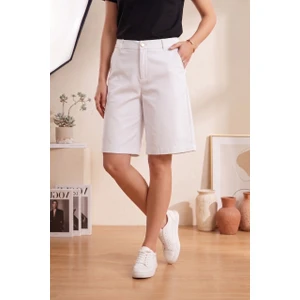 Kadın Relaxed Fit Chıno Şort