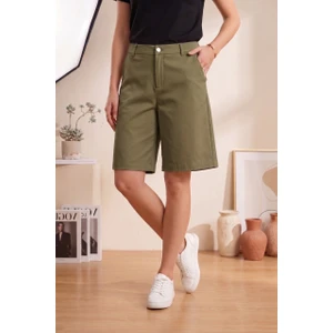 Kadın Relaxed Fit Chıno Şort