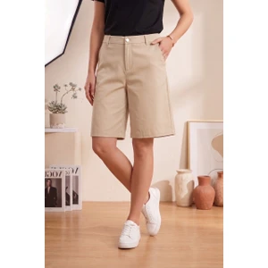 Kadın Relaxed Fit Chıno Şort
