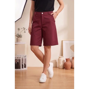Kadın Relaxed Fit Chıno Şort