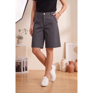 Kadın Relaxed Fit Chıno Şort