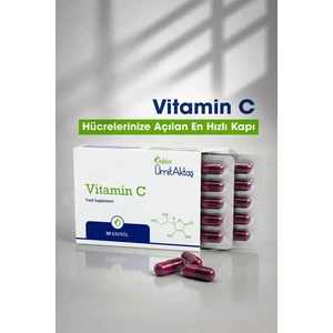 Dr. Ümit Aktaş Vitamin C - Bitkisel Okside Olmayan 30 Kapsül
