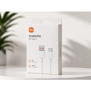 Esmer Bilişim Xiaomi Orijinal 6A Type-C Şarj ve Data Kablosu
