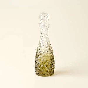 Alegre Glass Iris Kapaklı Karaf - Yeşil -  1 Lt