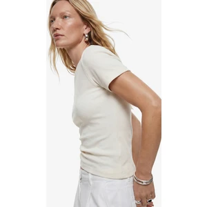 Pamuklu Slim Fit Bisiklet Yaka Kısa Kollu Basic Tişört