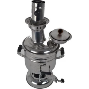 Gri Semaver 4.5 Litre Paslanmaz Çelik Malzeme ile Uzun Süreli Sıcak Tutma Özelliği