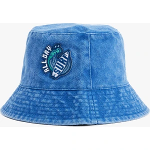 Aplike Detaylı Denim Bucket Şapka