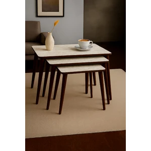 Istanbul 3'lü Zigon Sehpa %100 Mdf