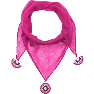 Pembe Oyalı Fular
