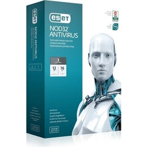 NOD32 Antivirüs V9 3 Kullanıcı 1 Yıl
