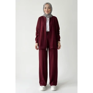 Tesettür Önü Fermuarlı Oversize Modal Takım