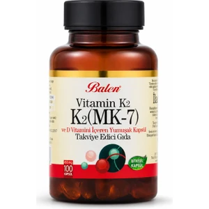 VİTAMİN K2 (MK-7) D3 450 mg *60 kapsül