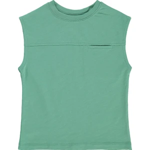 Civil Boys Basic Sıfır Kol 2-5 Yaş Tişört - Yeşil
