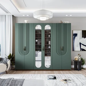 Aspen 6 Kapaklı Gardırop (Yeşil)