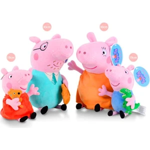 4'lü Set Peppa Pig Peluş Oyuncak Seti