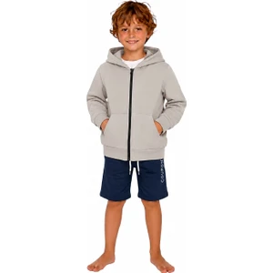 Çocuk Kapüşonlu Fermuarlı Sweatshirt