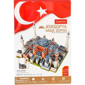 Cubic Fun 225 Parça 3D Puzzle: Ayasofya Camii
