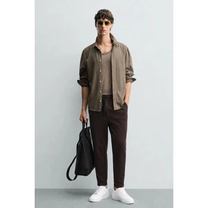 Kahverengi Basic Erkek Pantolon 4242