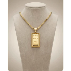 22 Ayar Külçe Model Kolye Ucu 2,5 gram