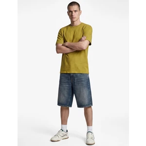 Pamuklu Bisiklet Yaka Kısa Kollu Basic Oversize Tişört
