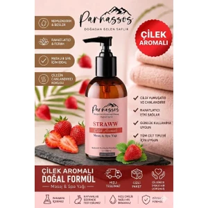 Doğal Çilek Özlü Aromaterapi Masaj YAĞI150ML